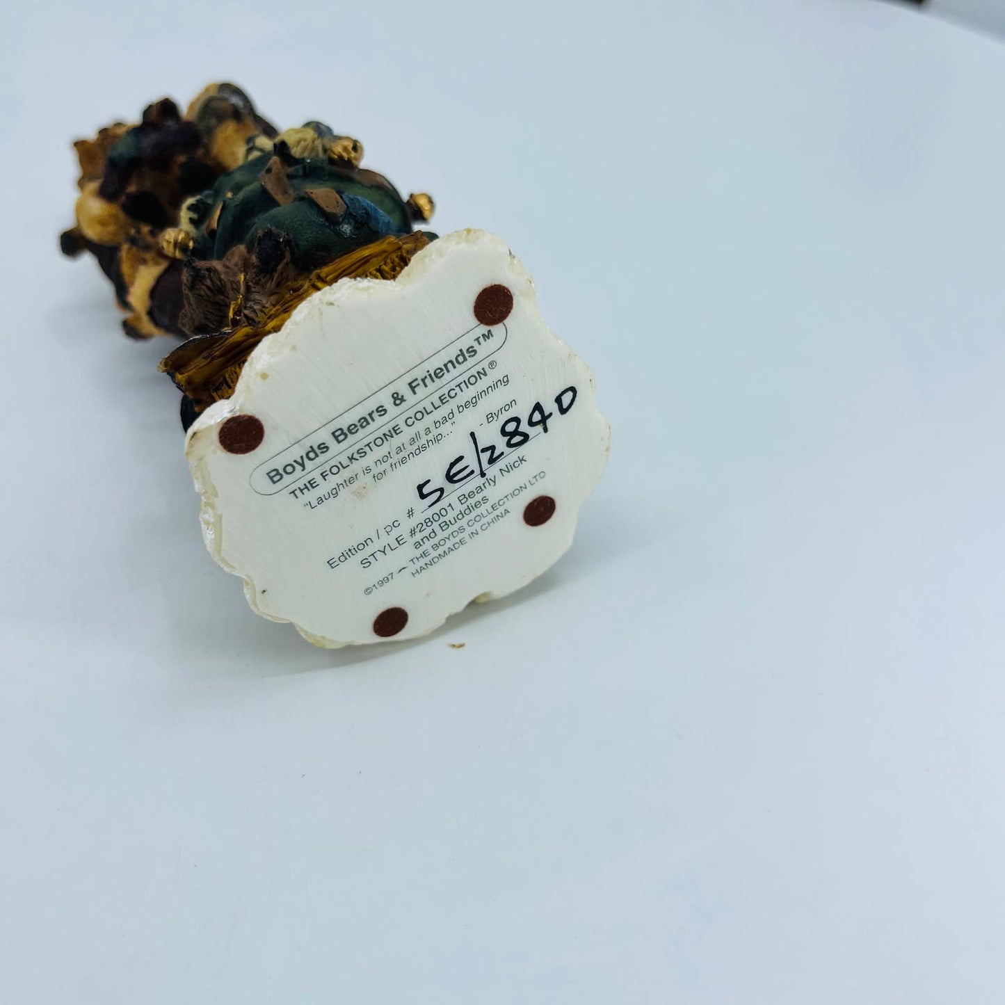 Boyds Bears Bearly Nick and Buddies Santa Figure Style 28001 Classic Figure FA8