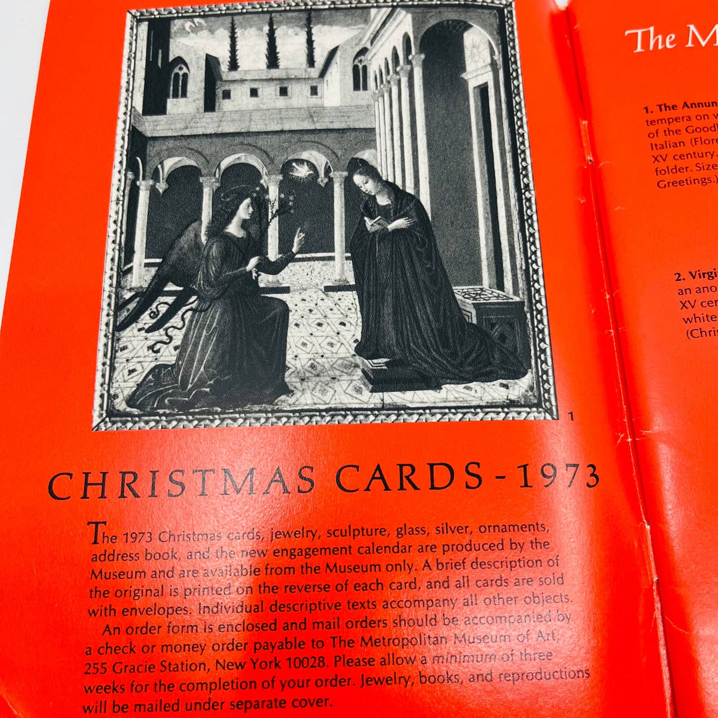 1974 Metropolitan Museum of Modern Art MOMA Christmas Catalog Cards & Gifts BA4