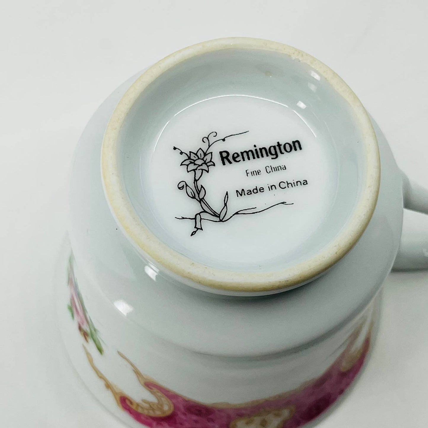 Remington Red Sea Fine China Spring Garden Roses Tea Cup TA9