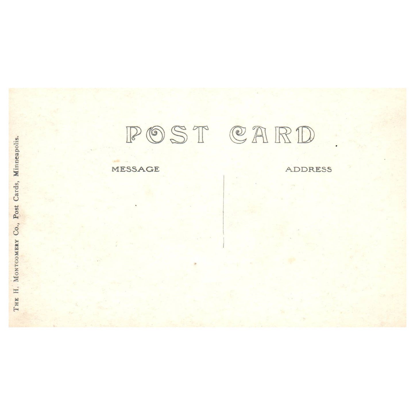 WWI Battleship a Speed Trial Scene - Original Postcard RPPC TJ8-4