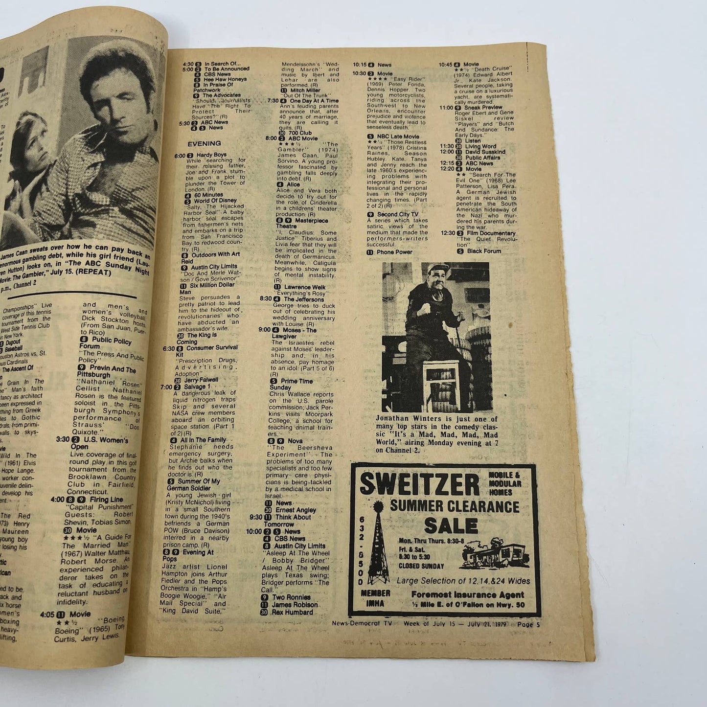 1979 Jul 15 Bellville IL News-Democrat TV Listings Miss Universe Pageant TG6