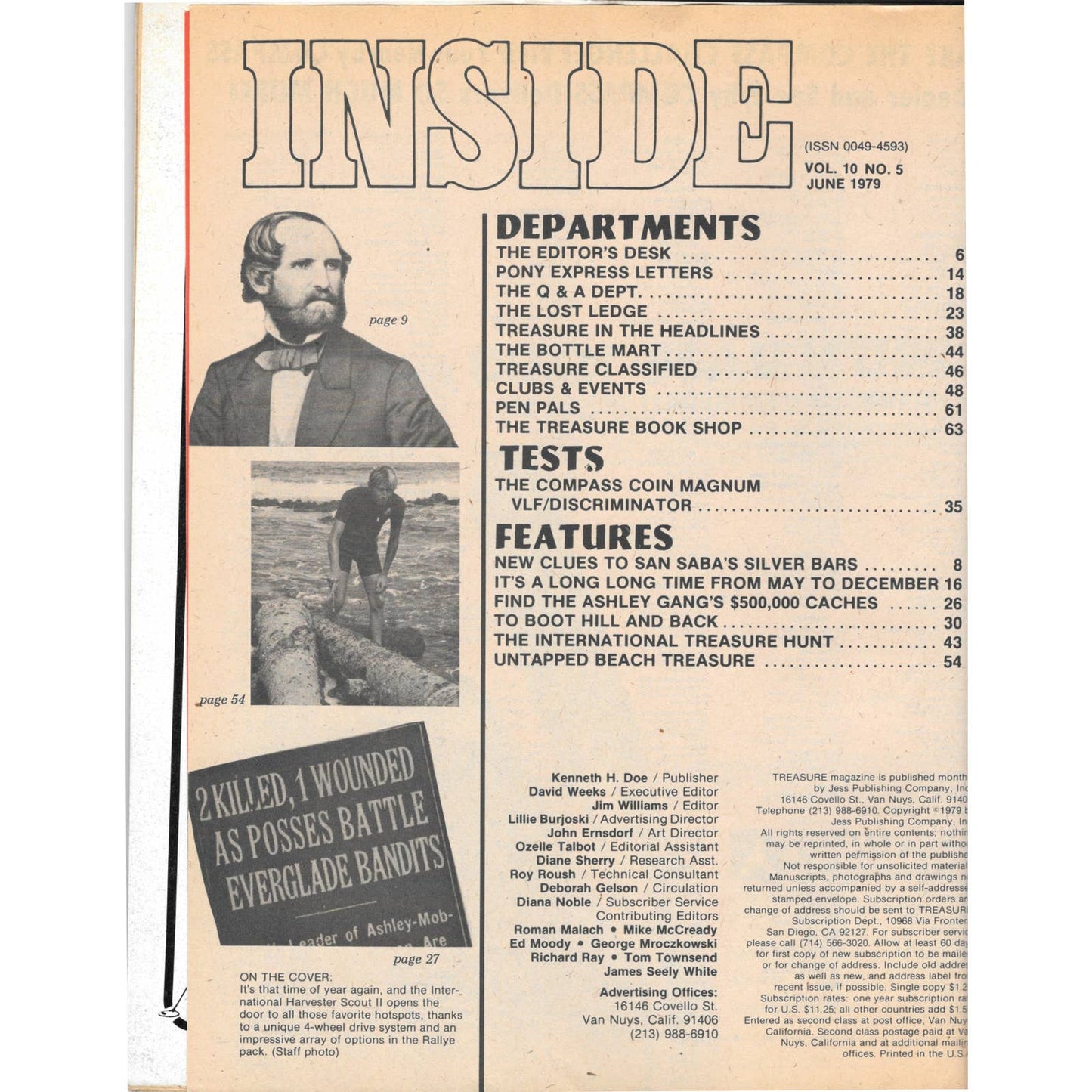 Treasure Magazine - Treasure Hunting Mines Buried Metal Detecting June 1979 MB3