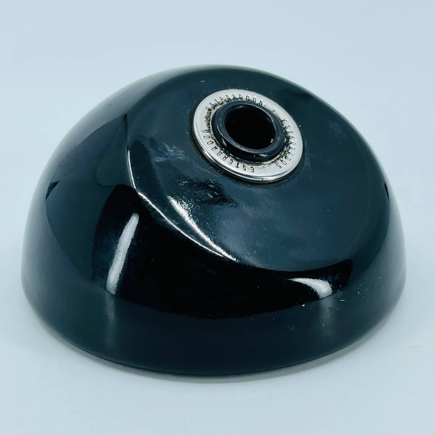 1930s Art Deco Black Ceramic Esterbrook Ink Well TC5