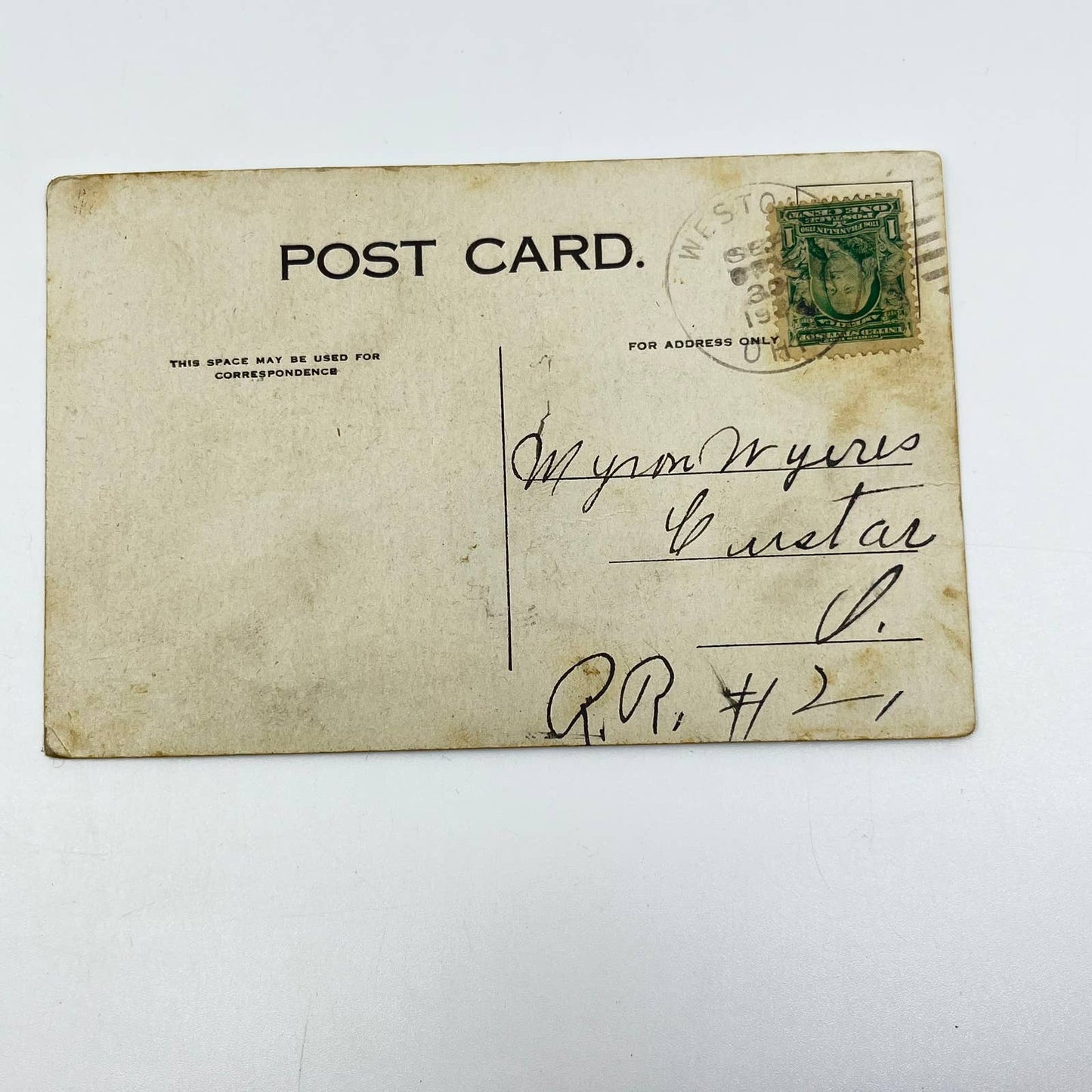 1910s Postcard African American Man Talking to Large White Woman Humor SC9