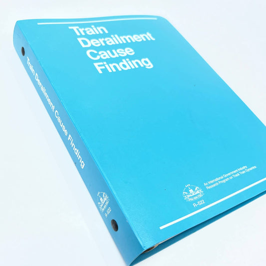 1982-90 Train Derailment Cause Finding Research Program Track Train Dynamics TG2