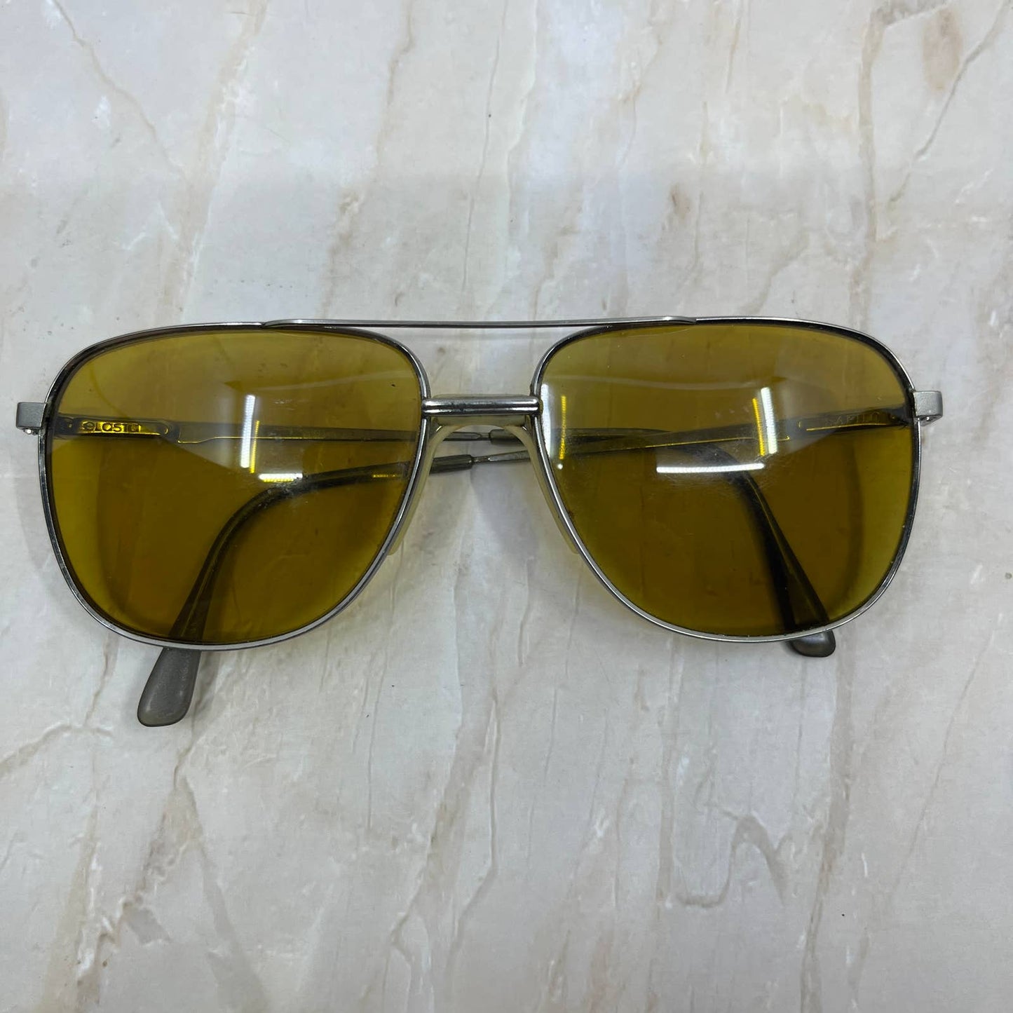 Retro Men's Metal Safilo Elasta Aviator Sunglasses Eyeglasses Frames TJ1-G1-6