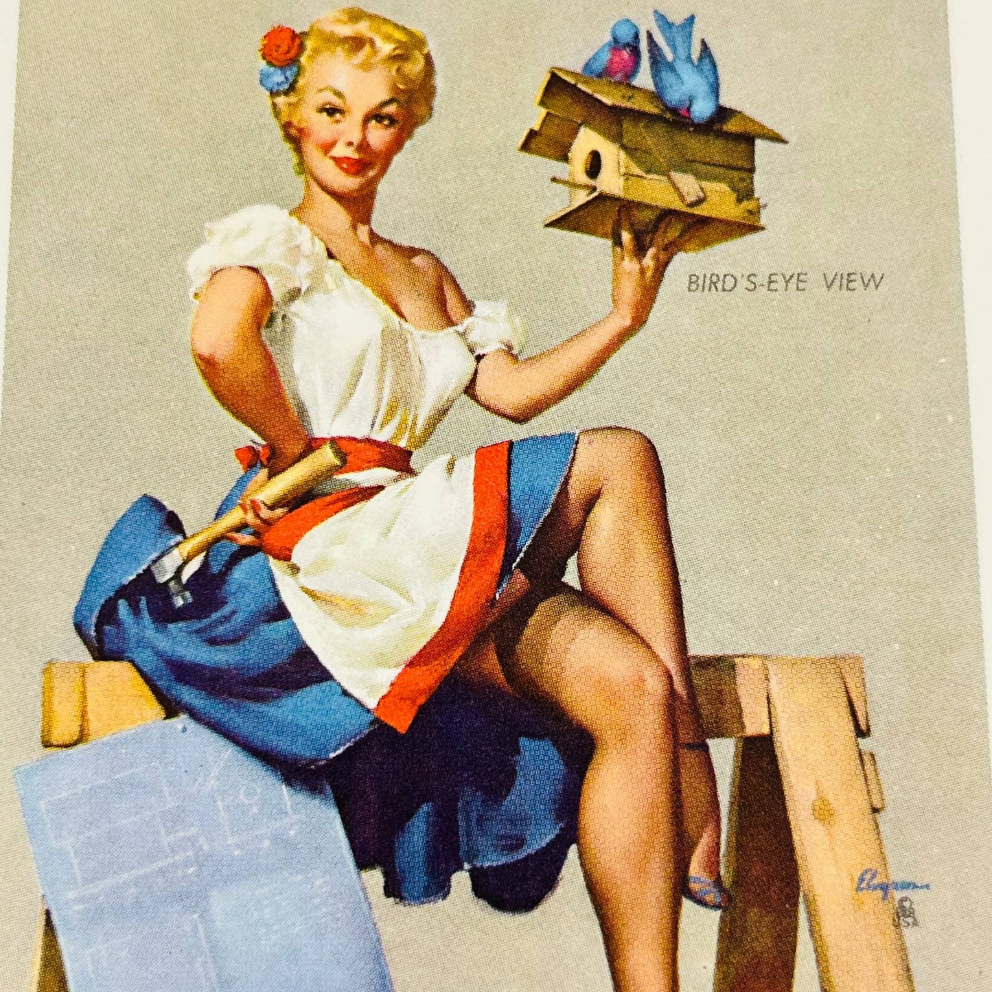 1965 Pinup Calendar Planner Automotive Advertising Pittsburgh PA EA1