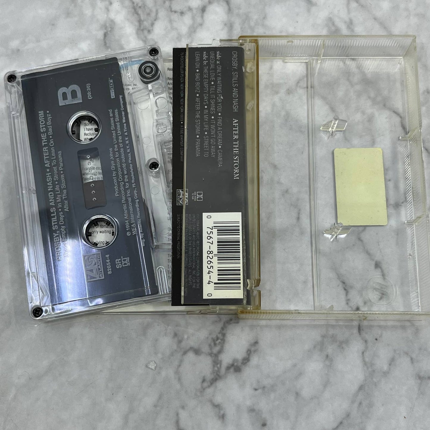 Crosby Stills and Nash "After the Storm" Cassette Tape TB7-17