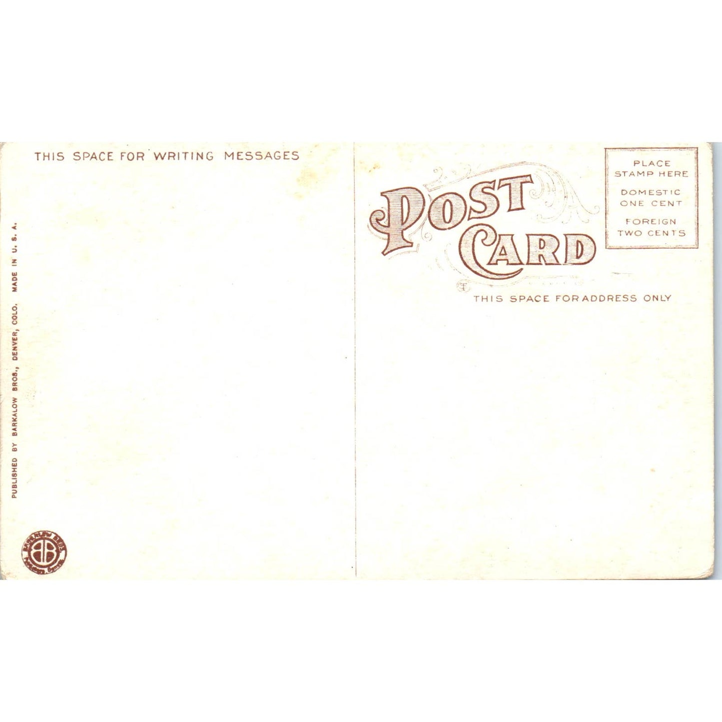 El Jebel Temple A.A.O.N.M.S. Denver Colorado Original Postcard TK1-29