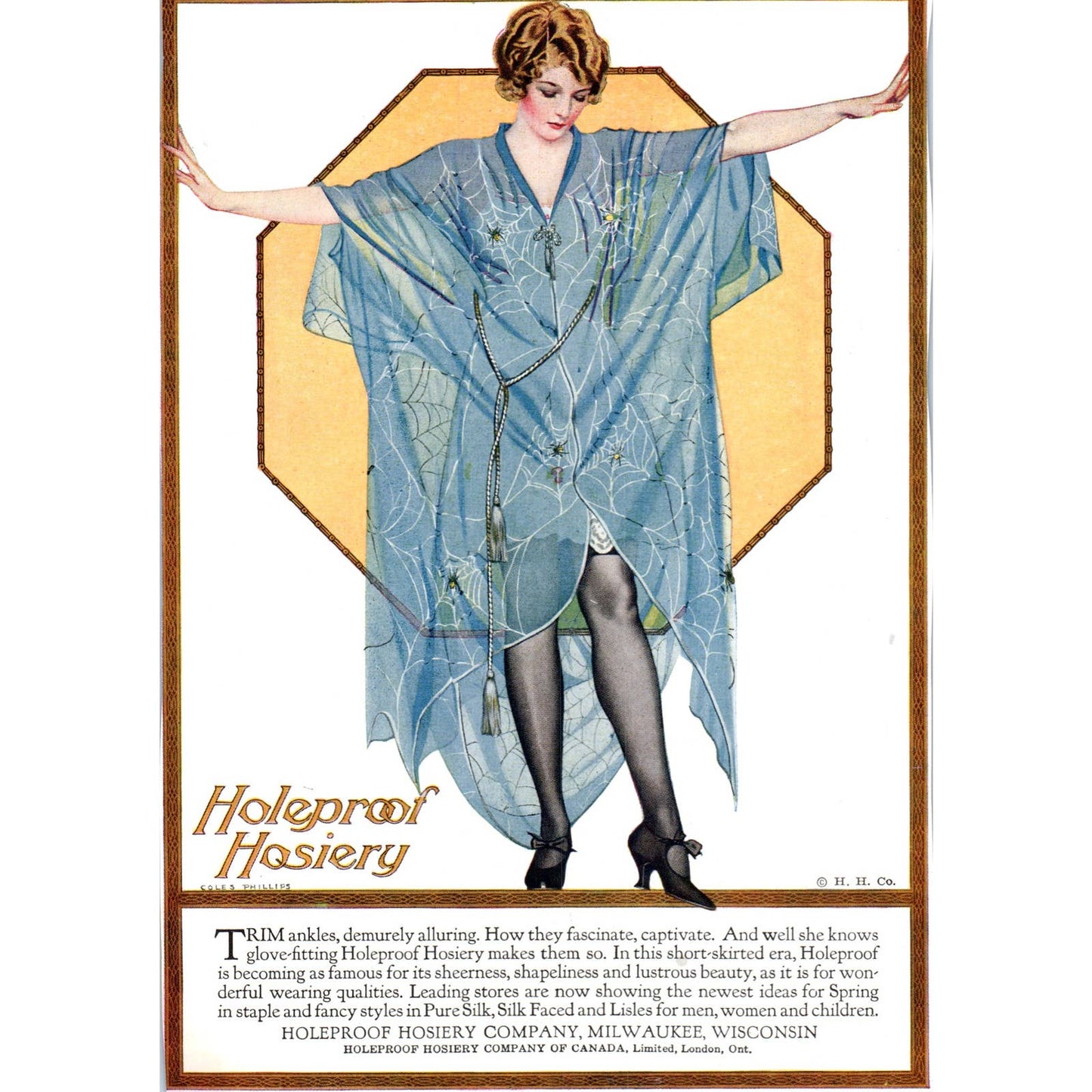 c1920 Harper's Magazine Ad - Kyanize Floor Finish Boston Varnish Company TF6-1