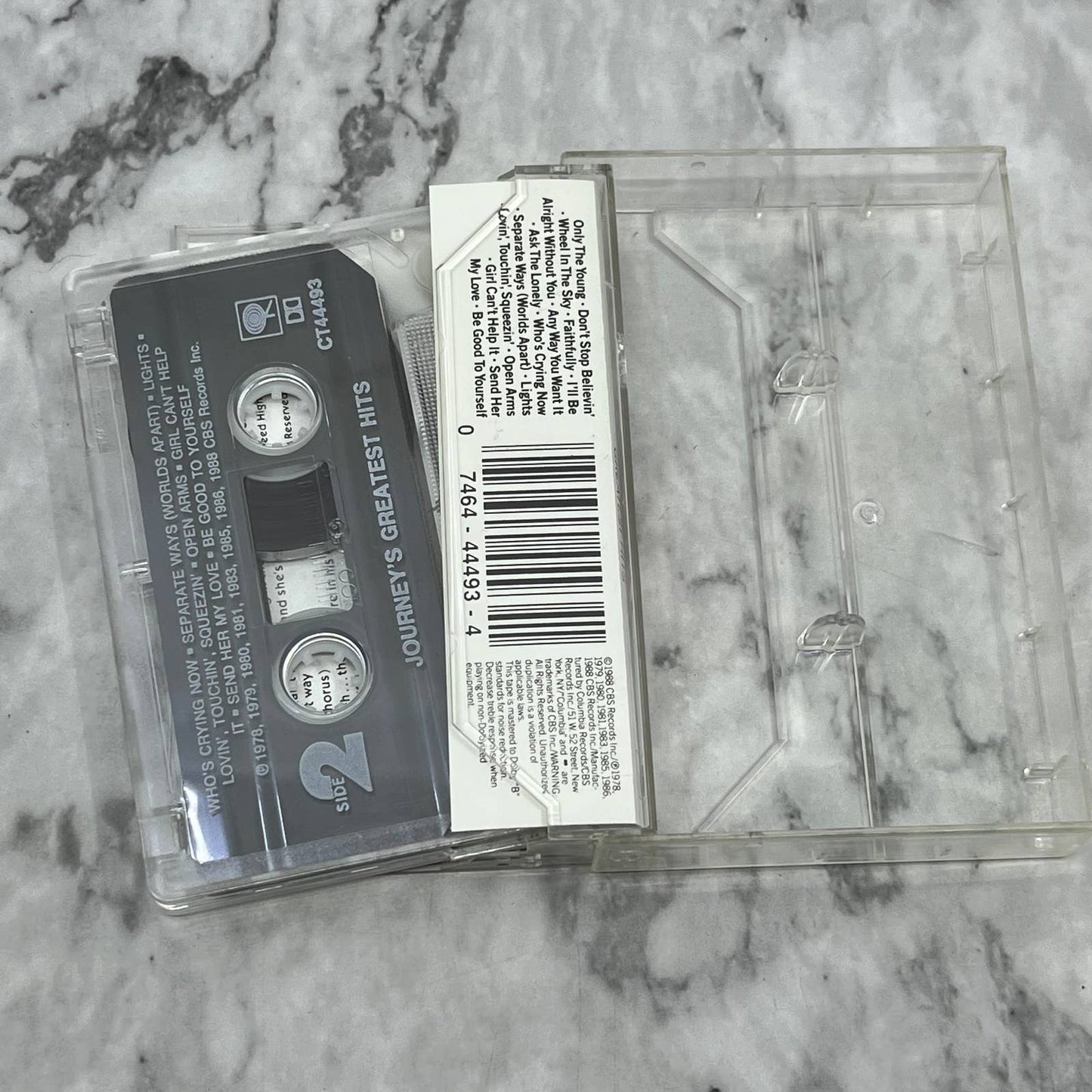 Journey's Greatest Hits by Journey Cassette Tape TH5-34