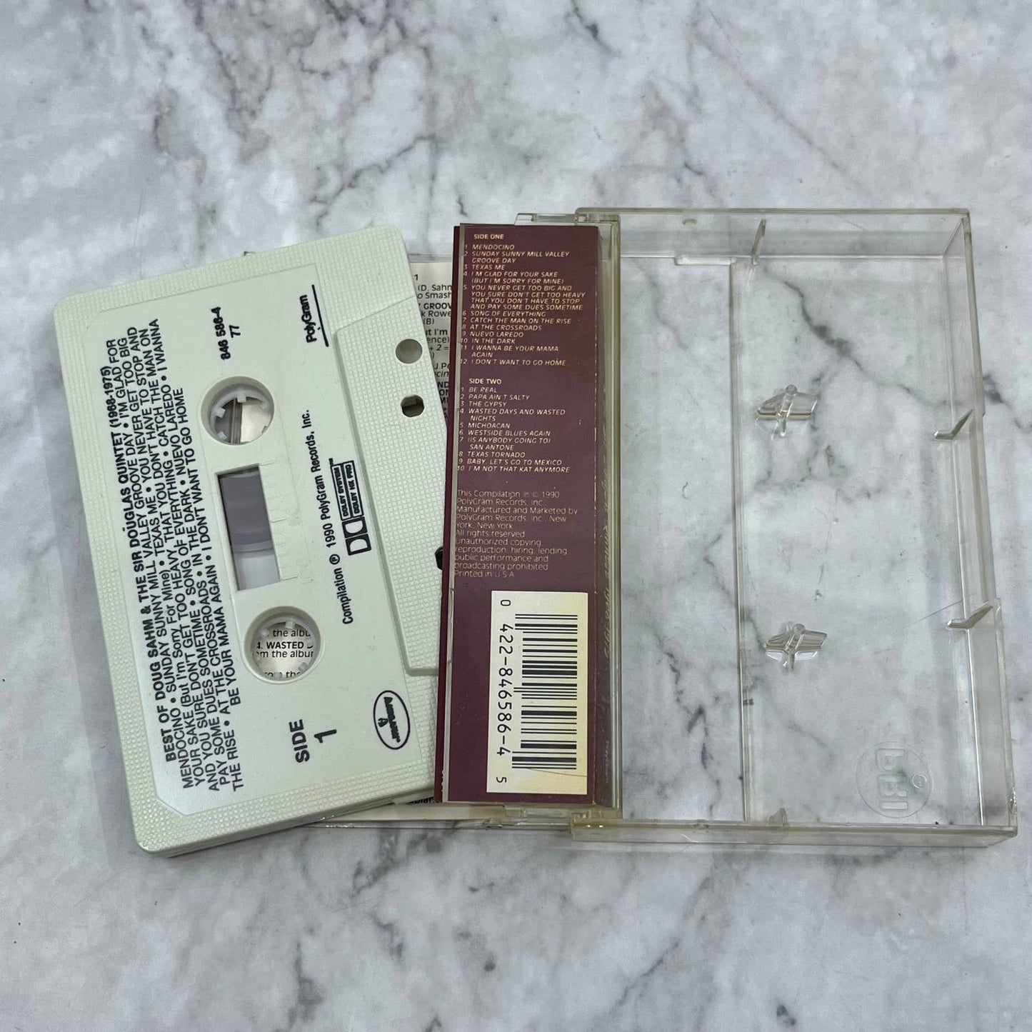 Doug Sahm & The Sir Douglas Quintet - Best of 1968-1975" Cassette Tape TB5-14