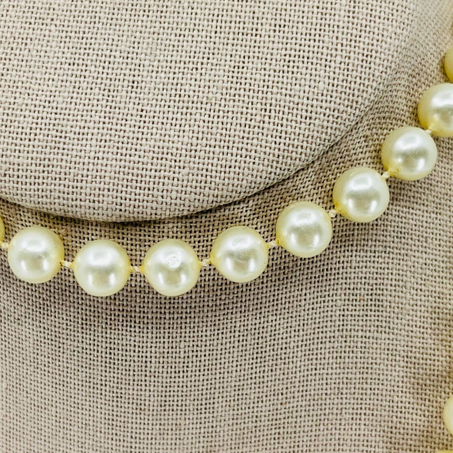 MCM Mod Faux Pearl Warm Tone Necklace SB2