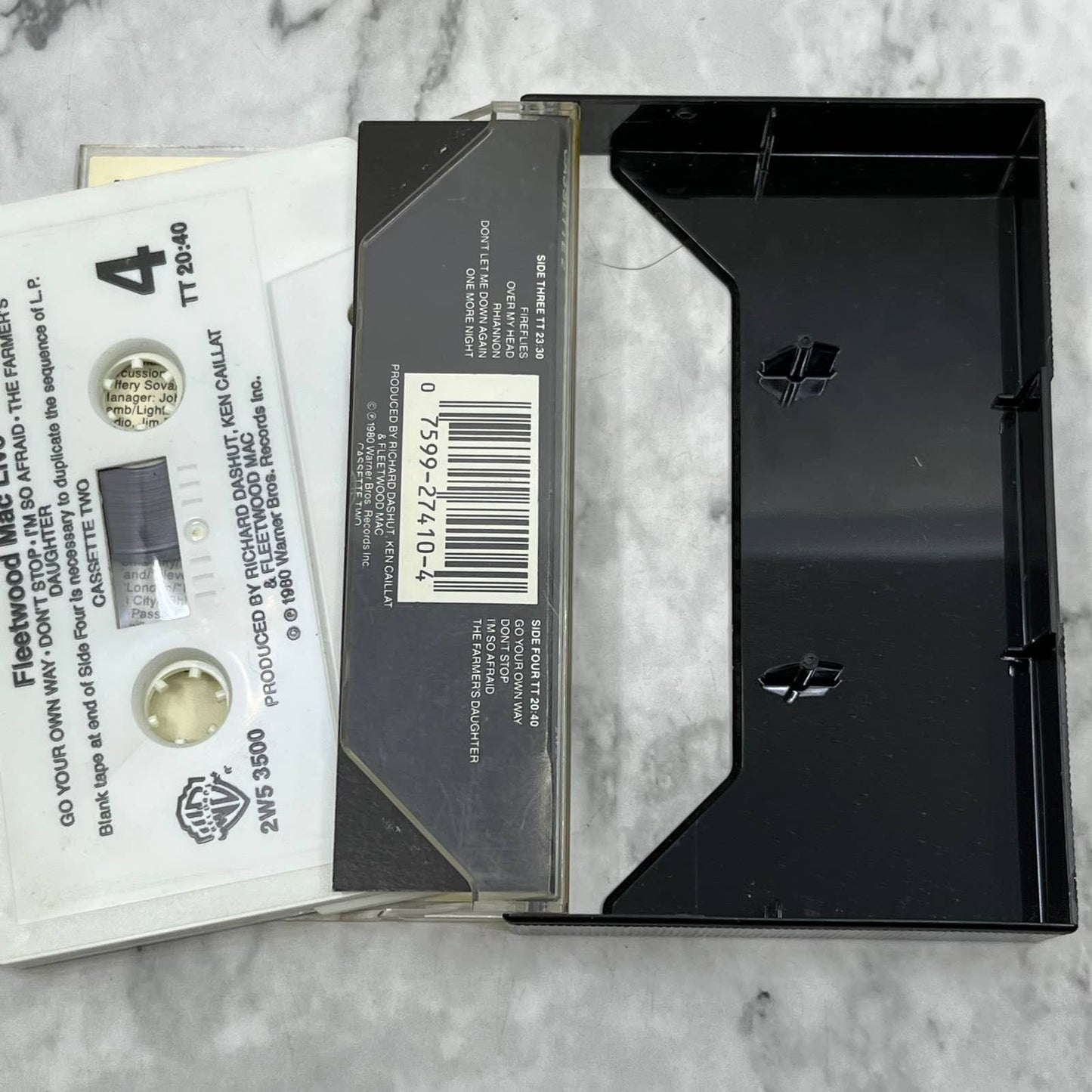 Fleetwood Mac Live Cassette 2 ONLY Cassette Tape TJ6-87