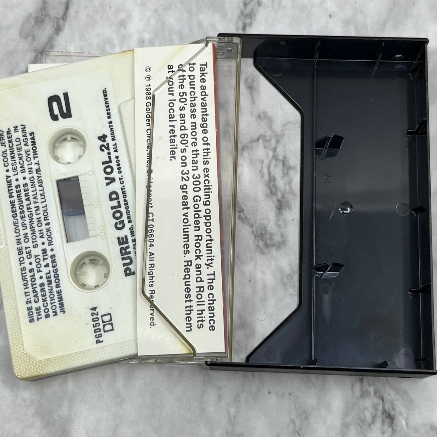 16 Pure Gold - Volume 24 by Various Artists Oldies Cassette Tape TJ6-78