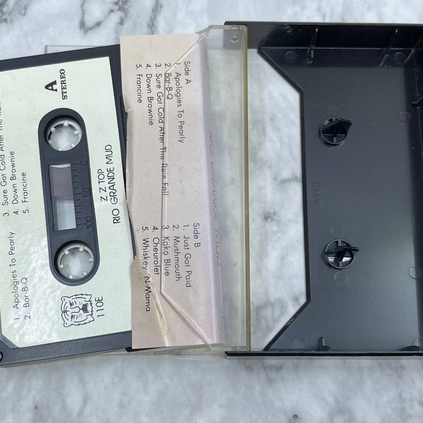ZZ TOP Rio Grande Mud LONDON Cassette Tape TJ4-29