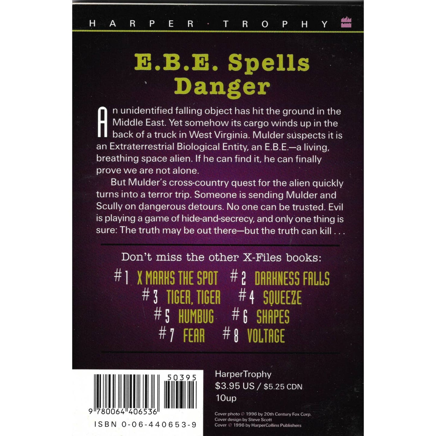 The X Files #8: E.B.E. - Softcover Les Martin TJ7