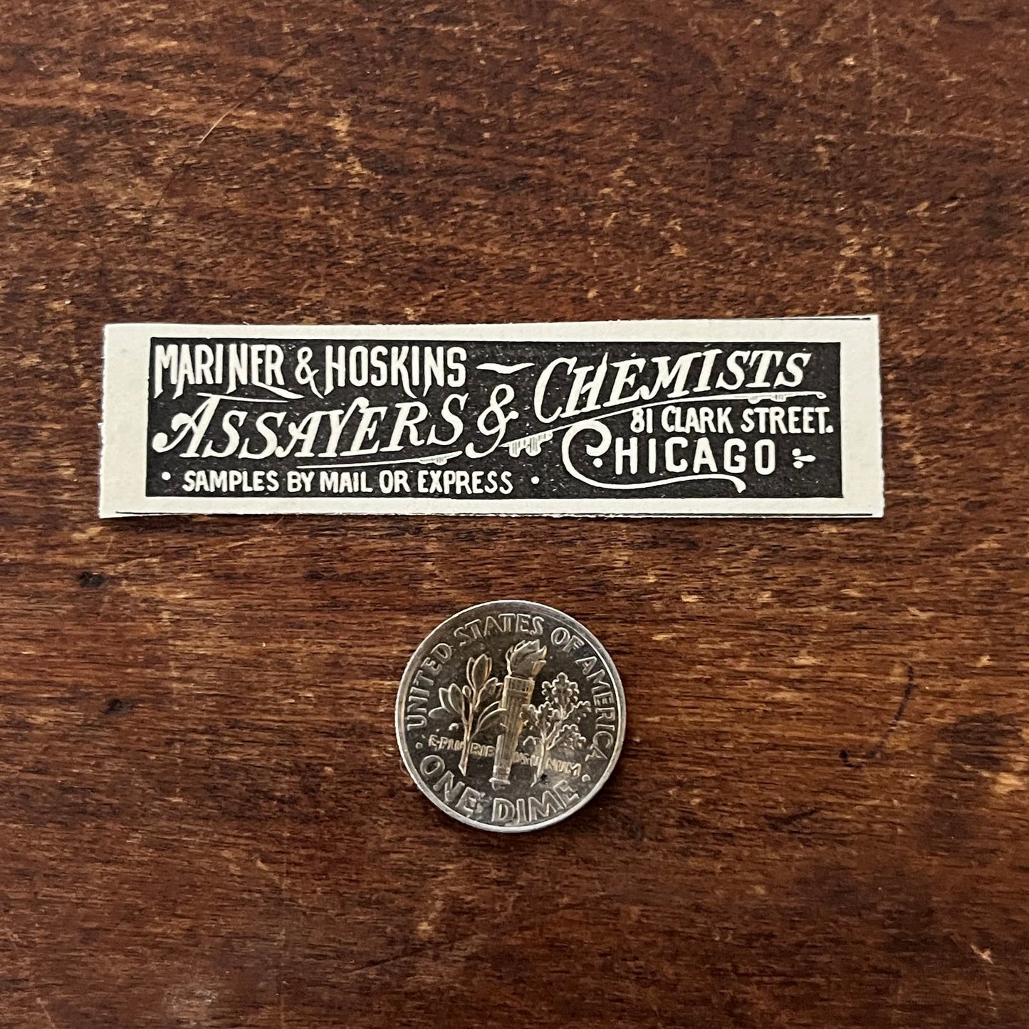 Mariner & Hoskins Assayers & Chemists Chicago Original Advertisement AD8-P28