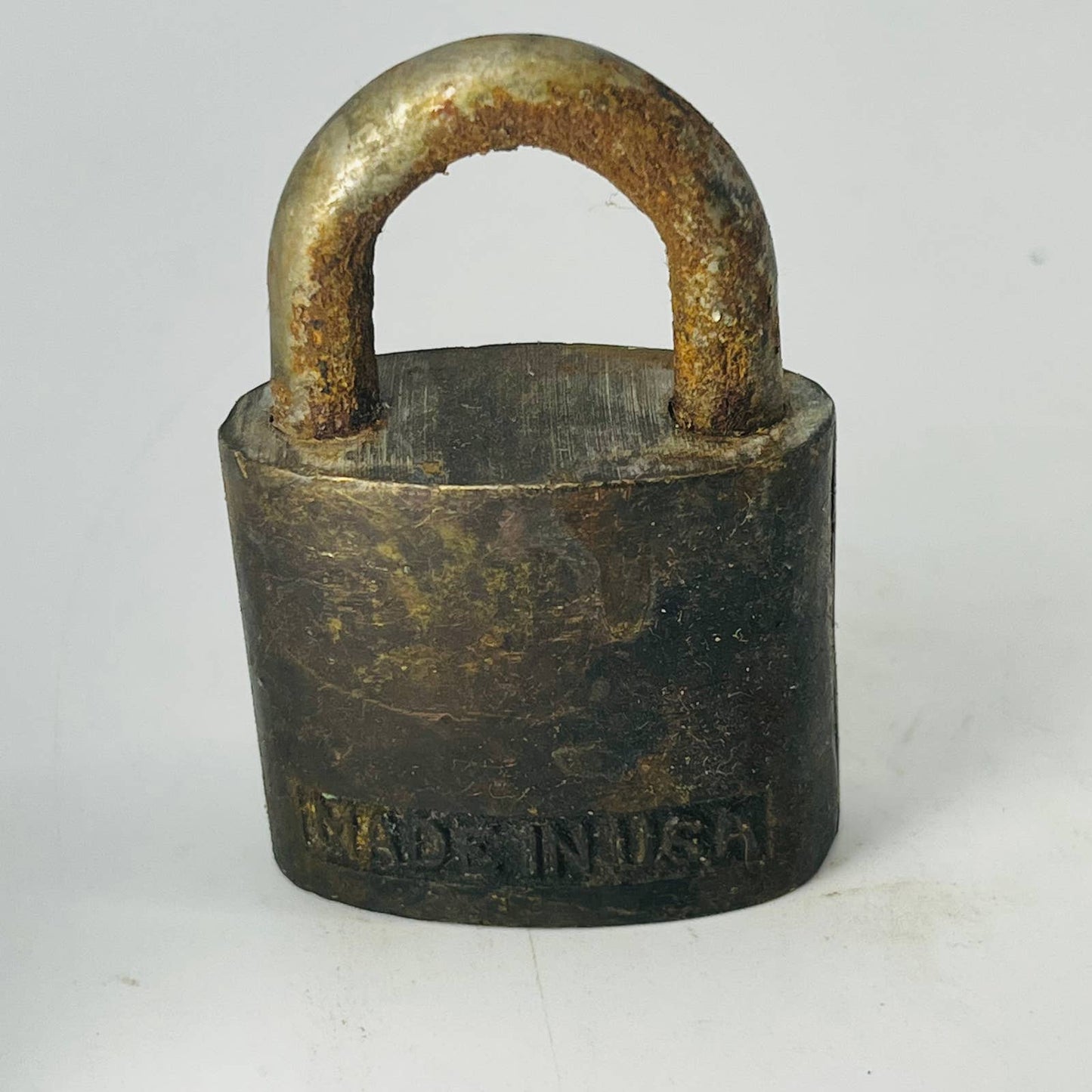 Vintage Fraim 5 Disc Cylinder Lock Padlock No Key SA8