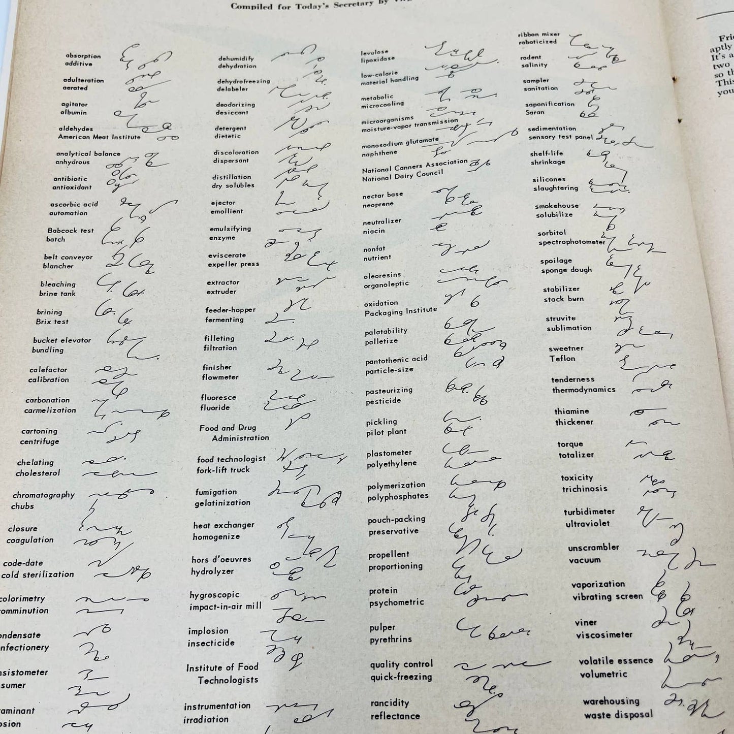 VTG Today's Secretary Magazine April 1957 Indianapolis IN Fashion Shorthand BA2