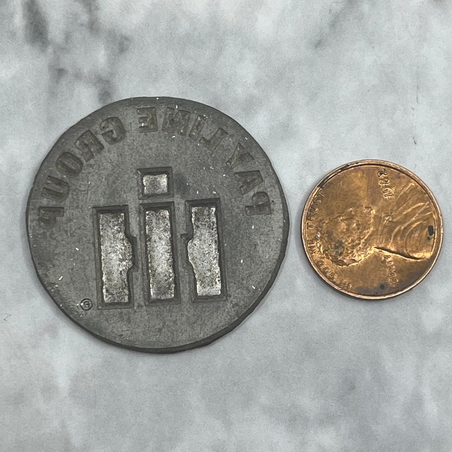 Vintage Letterpress Printers Block Plate Pay Line Group SE845