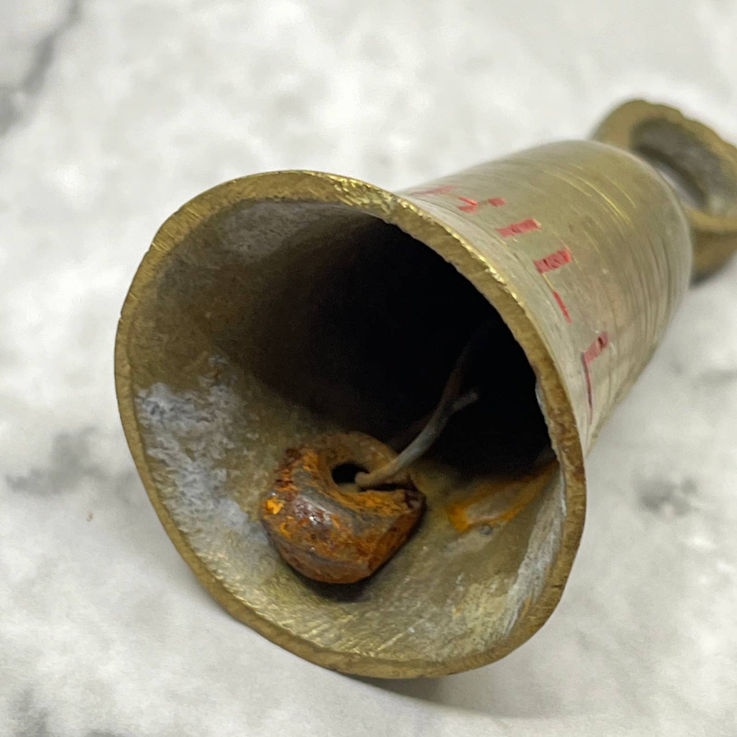 Vintage Brass Bell Boot Hill Cemetary Souvenir SA2