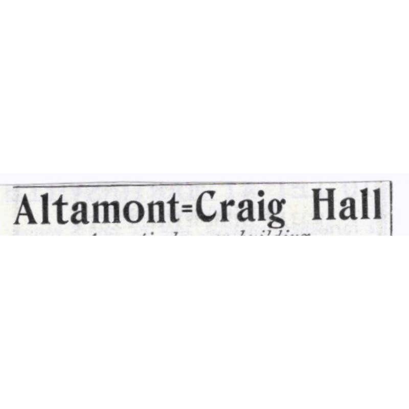 Altamont-Craig Hall Atlantic City NJ Craighead & Craighead - 1903 Ad TJ7-S9