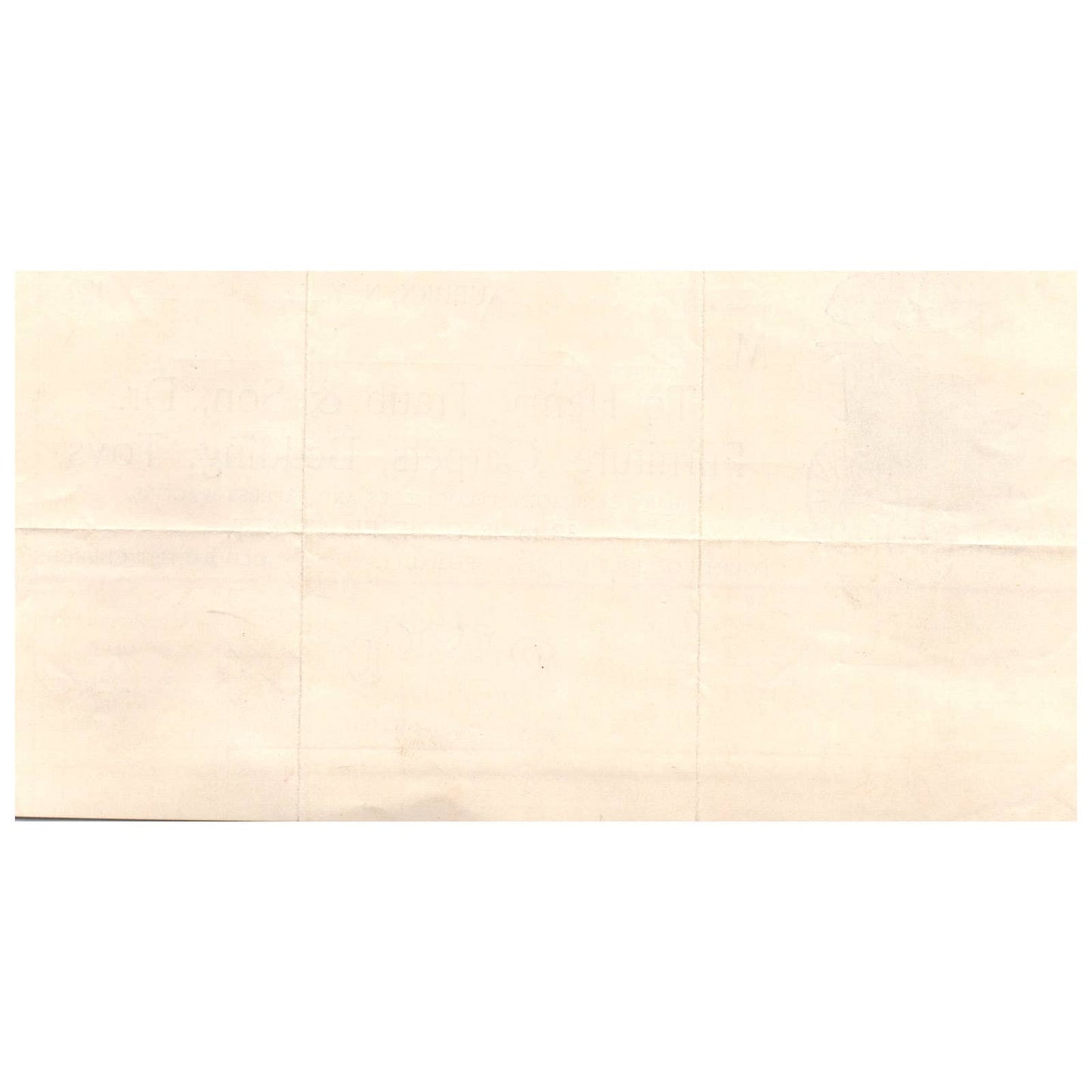1906 Henry Traub & Son Baby Carriages Letterhead Billhead Auburn NY AC9