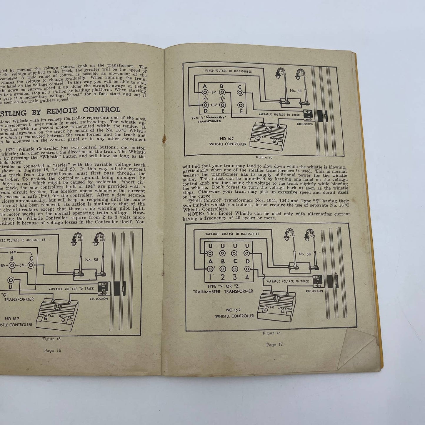 1947 Lionel Trains Instructions For Assembling and Operating Red Cover TG2