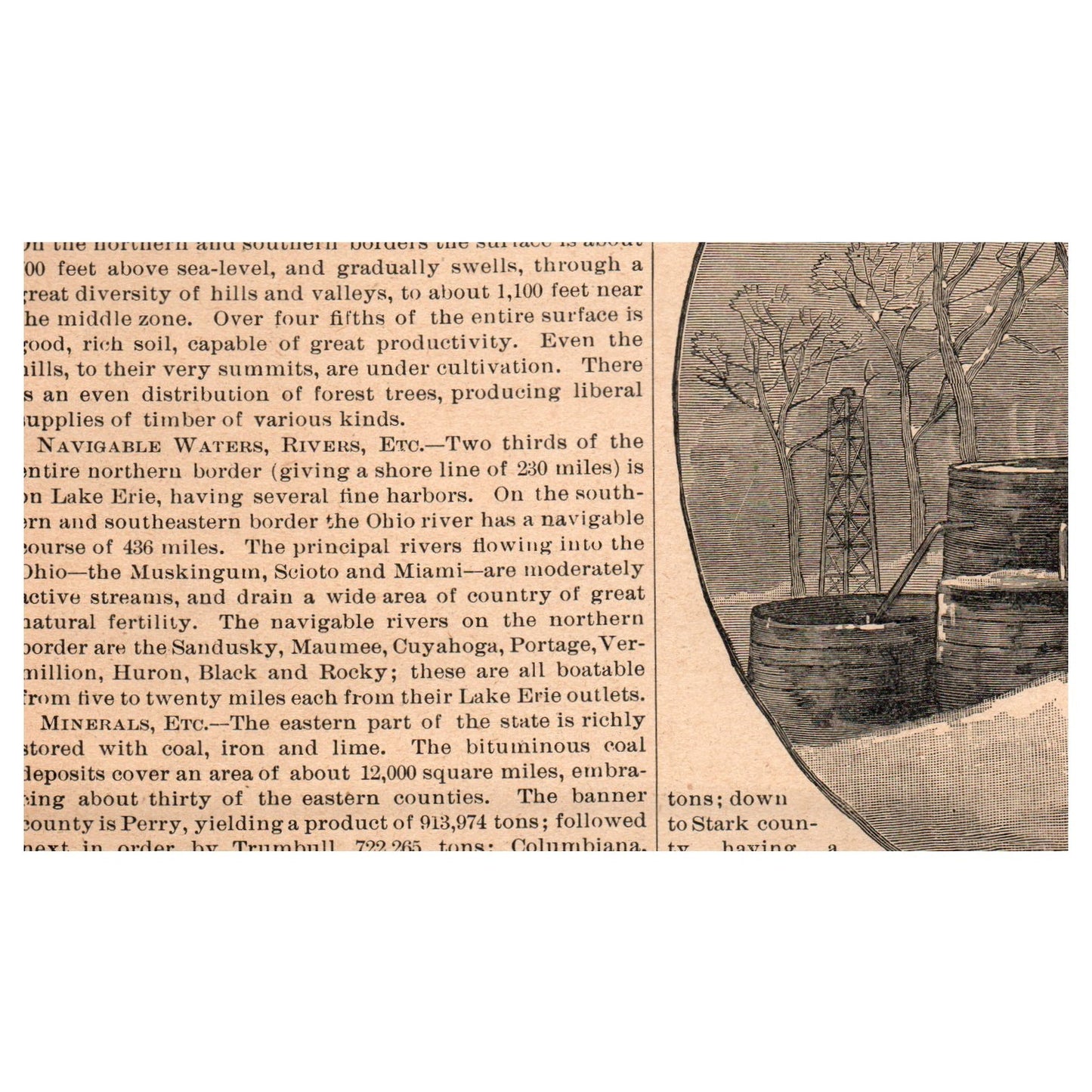 Smithsonian Institute Washington D.C. 3.5x5" Original Engraving 1899 AK5-H6