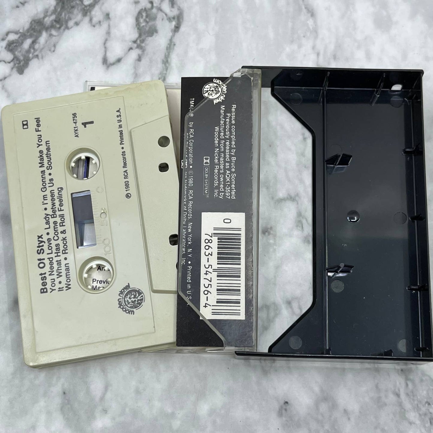 Best Of Styx Cassette Tape Hard Rock Cassette Tape TJ4-29
