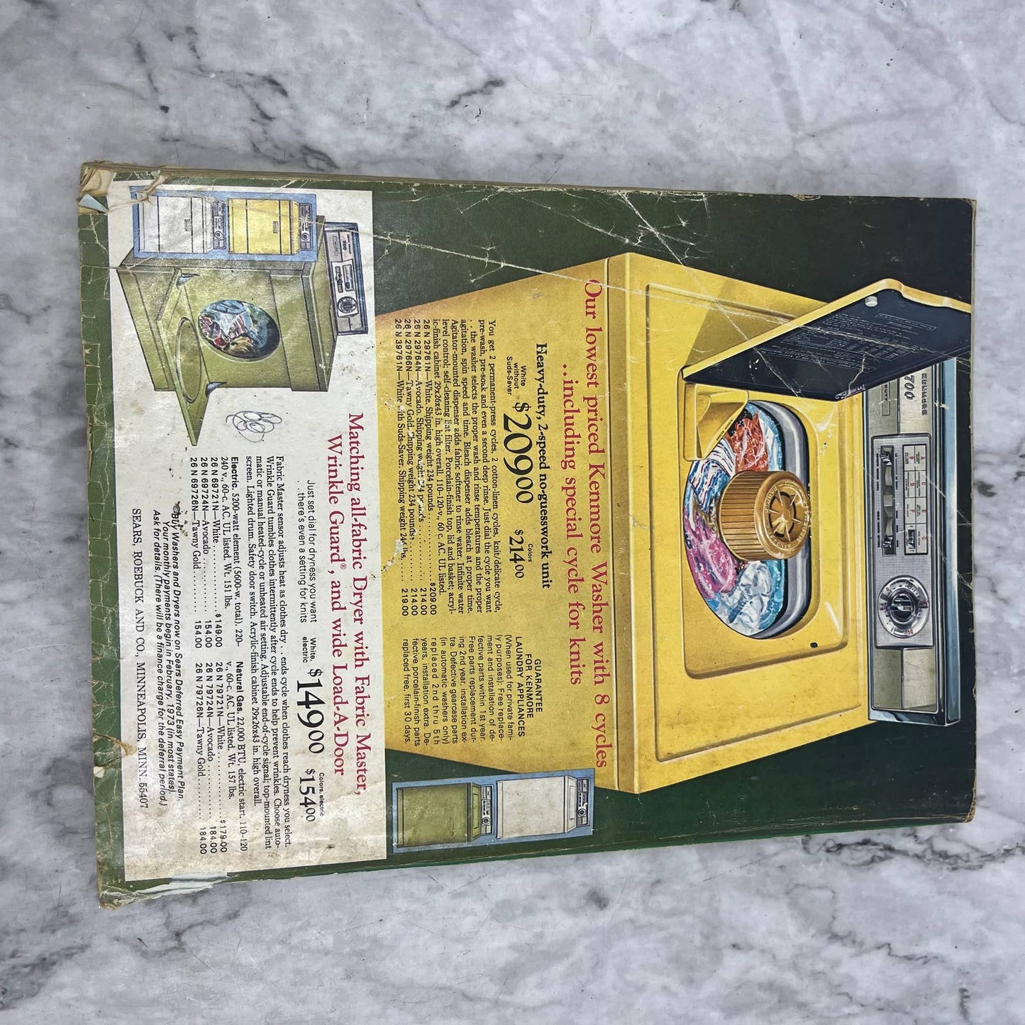 Original 1972 SEARS Christmas Wish Book Catalog Toys Barbie Hot Wheels Pooh S4