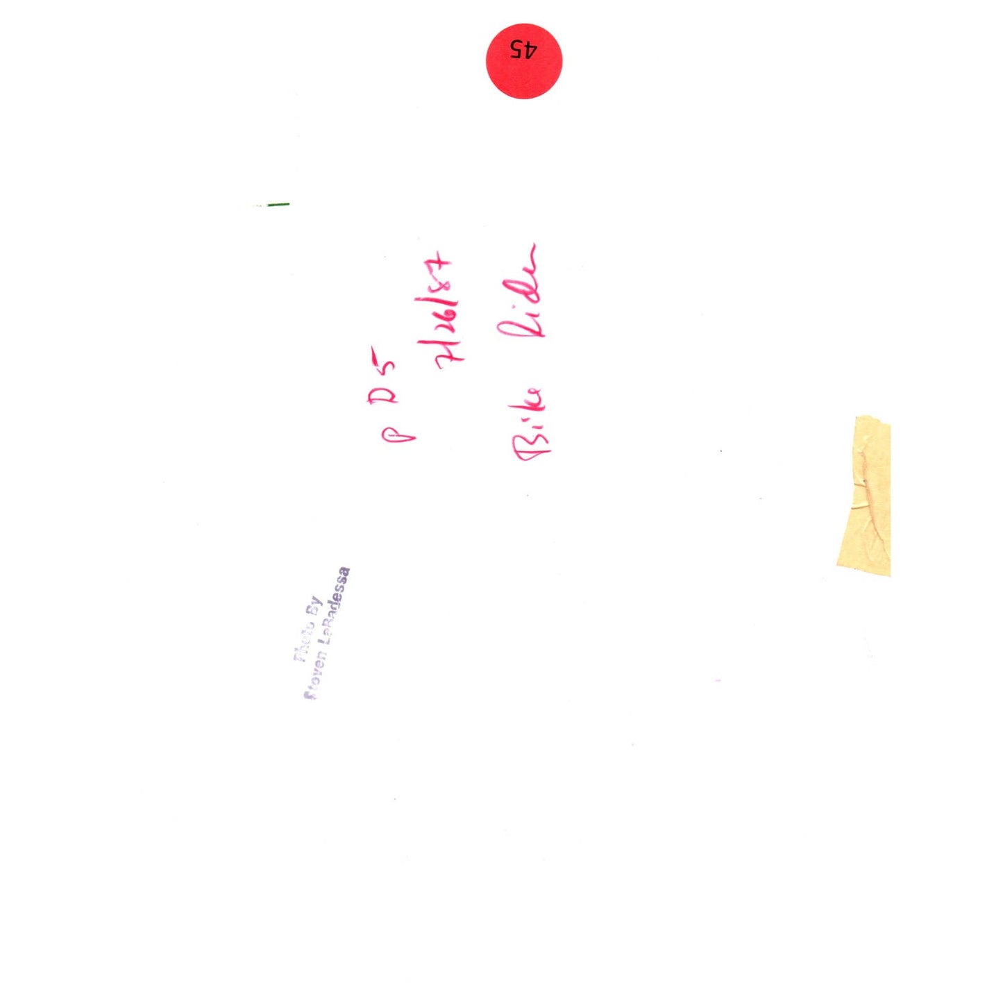 1987 Press Photo Cycling Bike Rider With Walkman Photo Steven LaBadessa 8x10 AD3