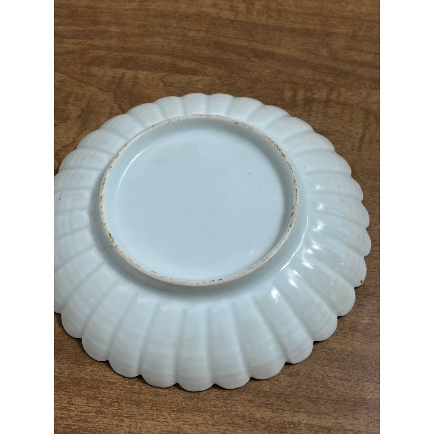 Vintage Japan Lusterware Raised Tea Cup and Scalloped Saucer TG8