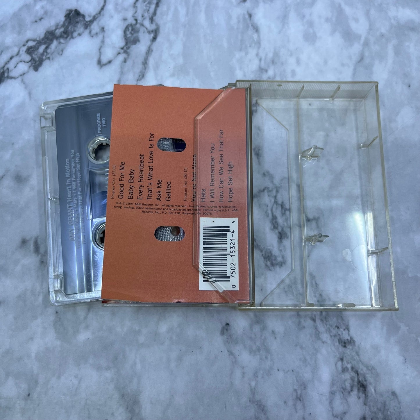 Amy Grant - Heart in Motion Cassette Tape TH9-C3
