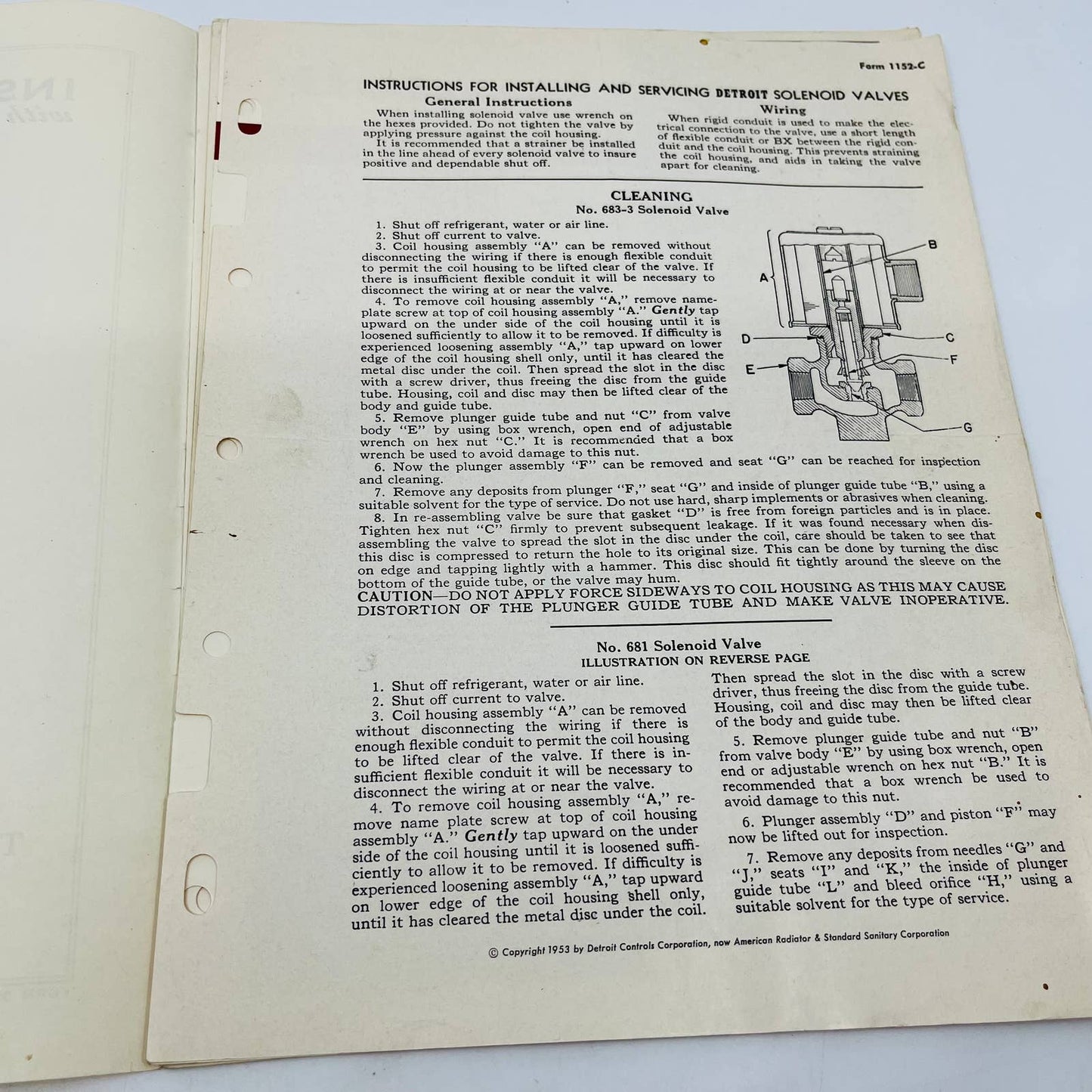 1959 Hobart Instruction Manual Parts List Dishwashers Model UM-4D & UMP-4D C11