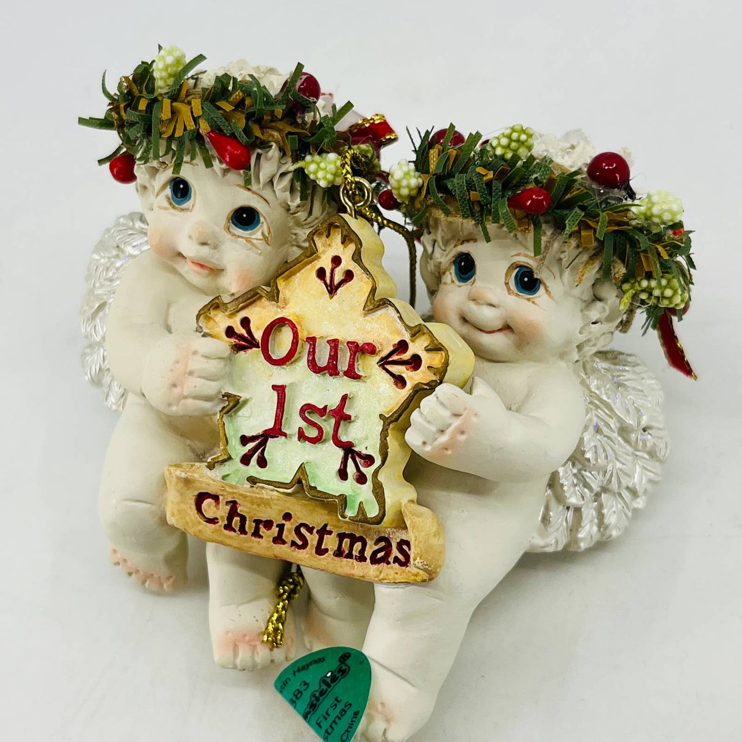 Dreamsicles CHERUB Our First Christmas Angel Hanging Ornament #20383 TB2