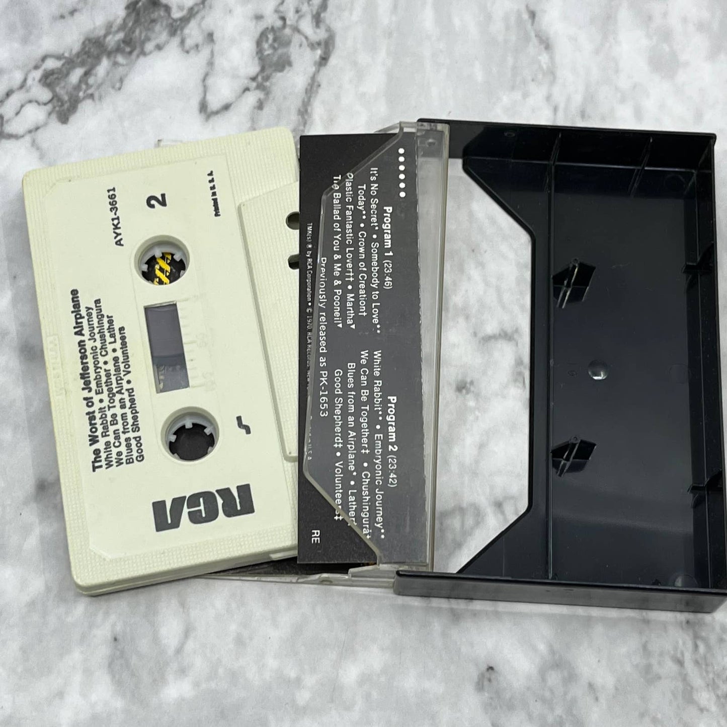 Jefferson Airplane - The Worst Of the Jefferson Airplane - Cassette Tape TH1-31