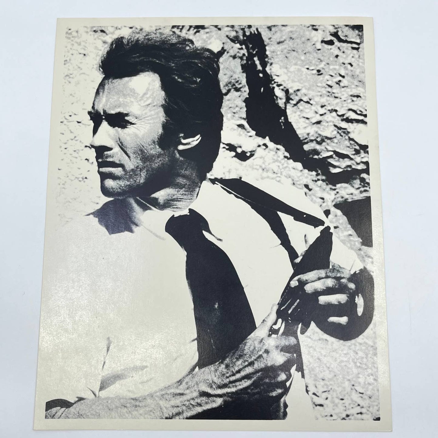 Vintage Clint Eastwood Photo Movie Still Black & White 8x10 AB4-29