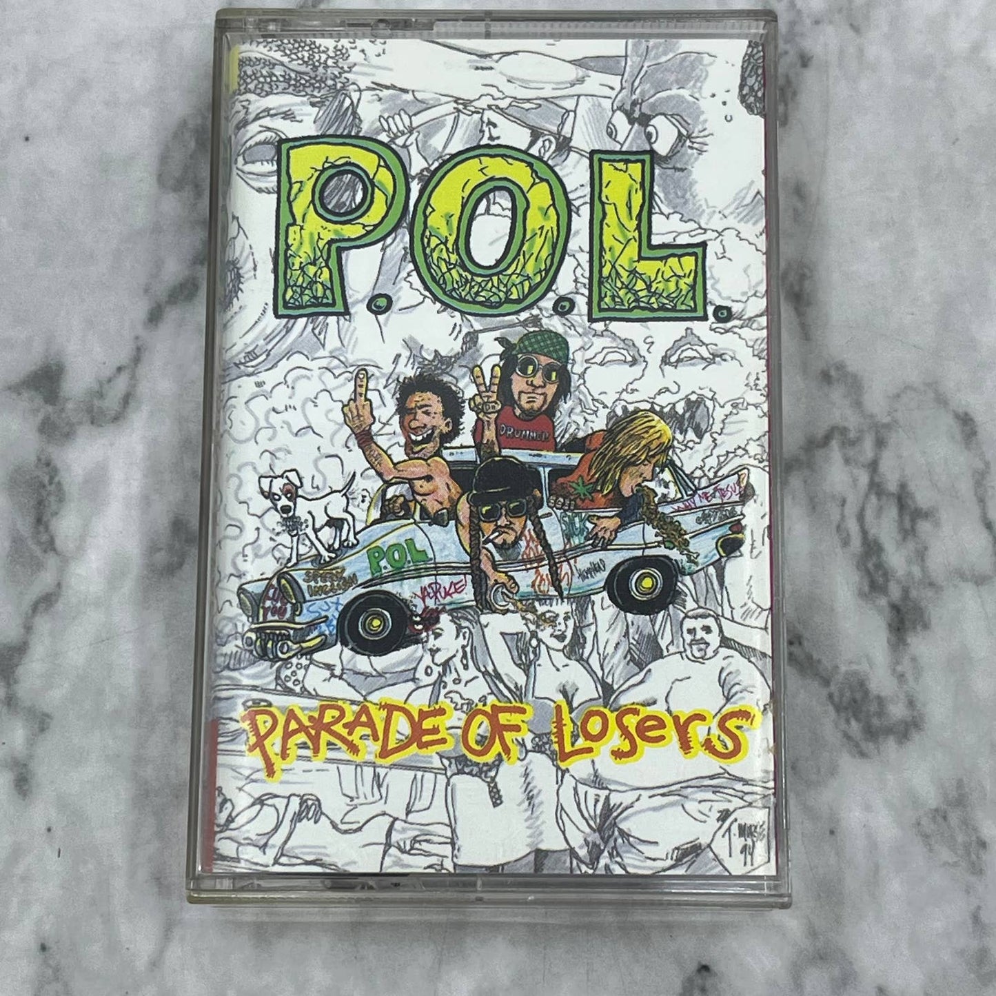 Parade of Losers P.O.L. Self-Titled 1995 Alternative Rock Cassette Tape TC7-45