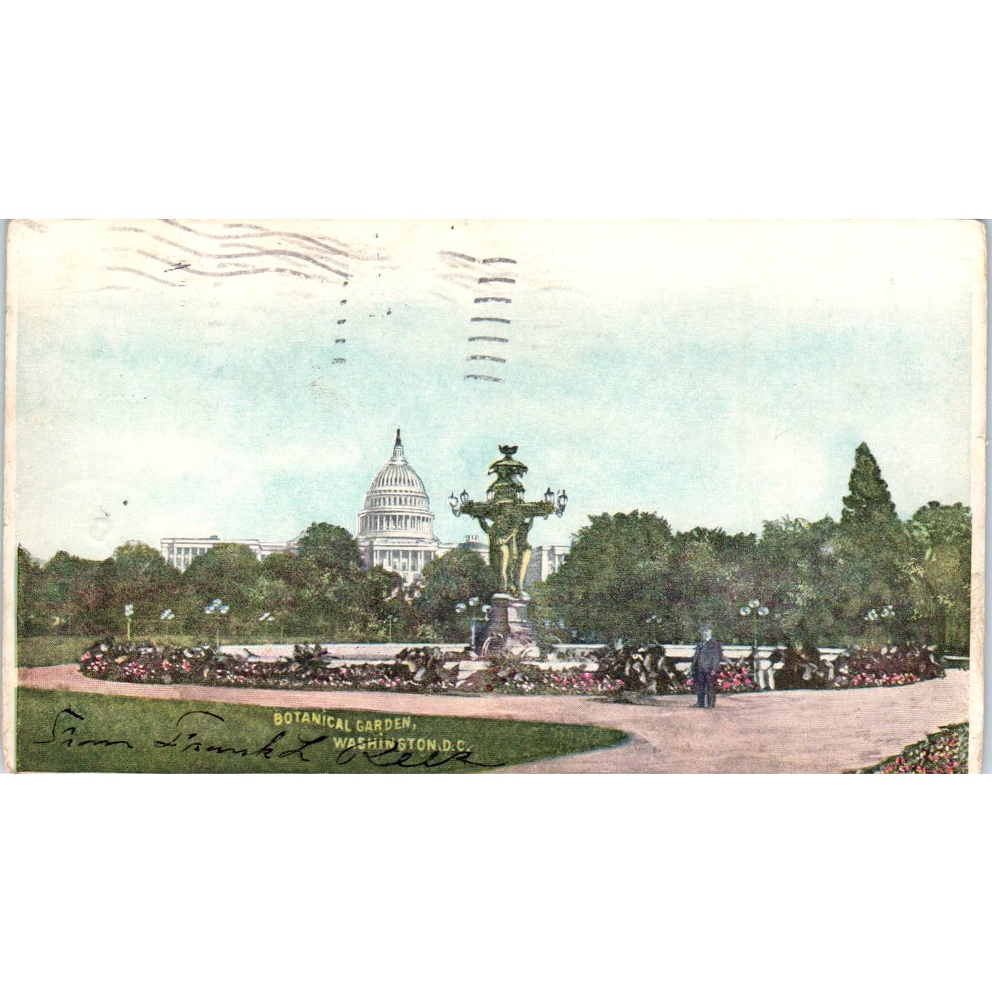Botanical Garden 1906 Washington D.C. Original Postcard TK1-P2