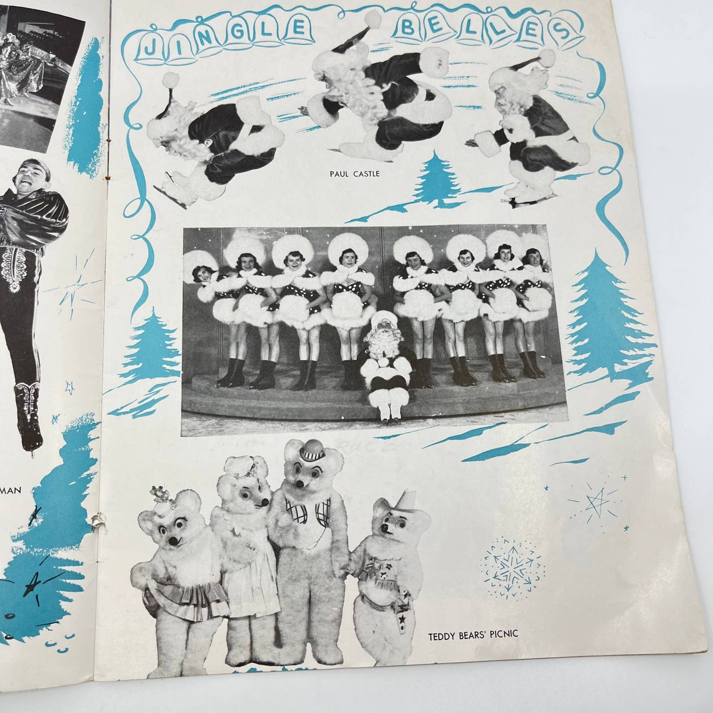 ICE CAPADES Souvenir Program WALT DISNEY CINDERELLA Joe De Mers Cover 1952 TF5