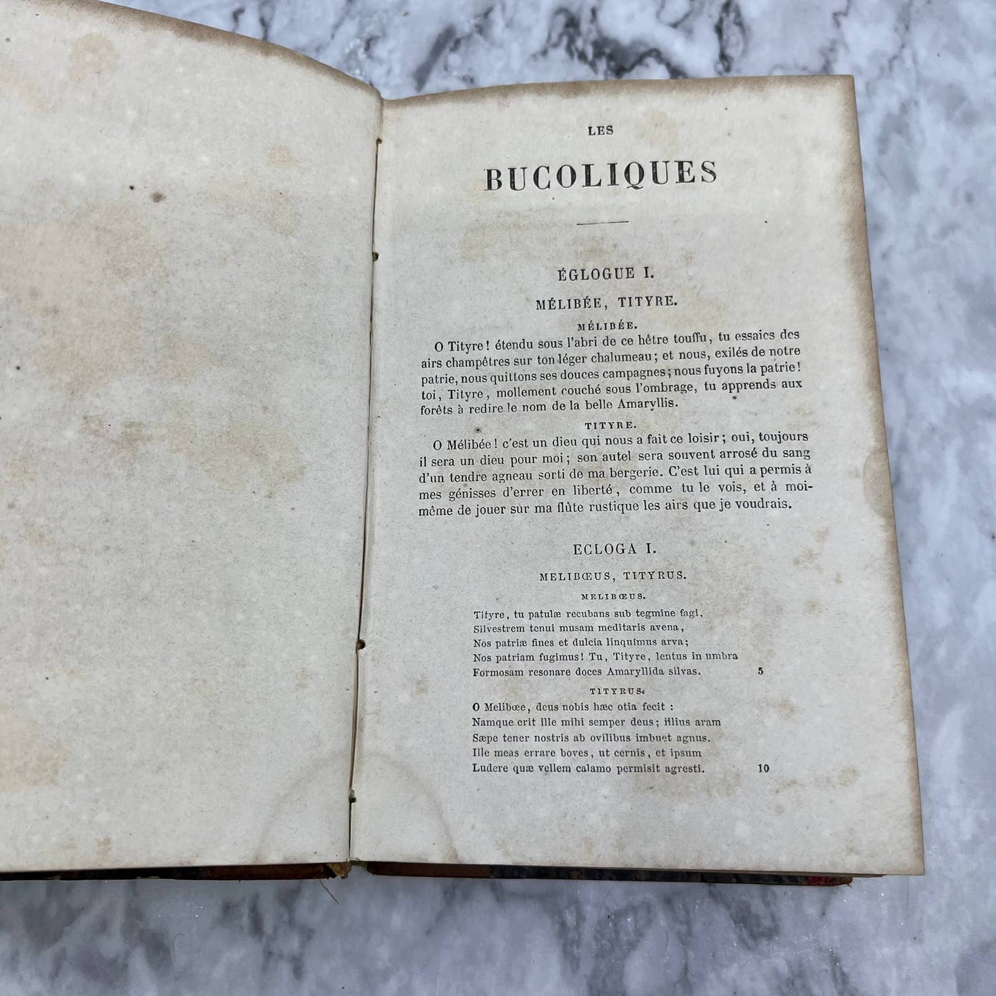 Original Complete Works of VIRGIL 1866 Oeuvres de Virgile Garnier Frère TJ6