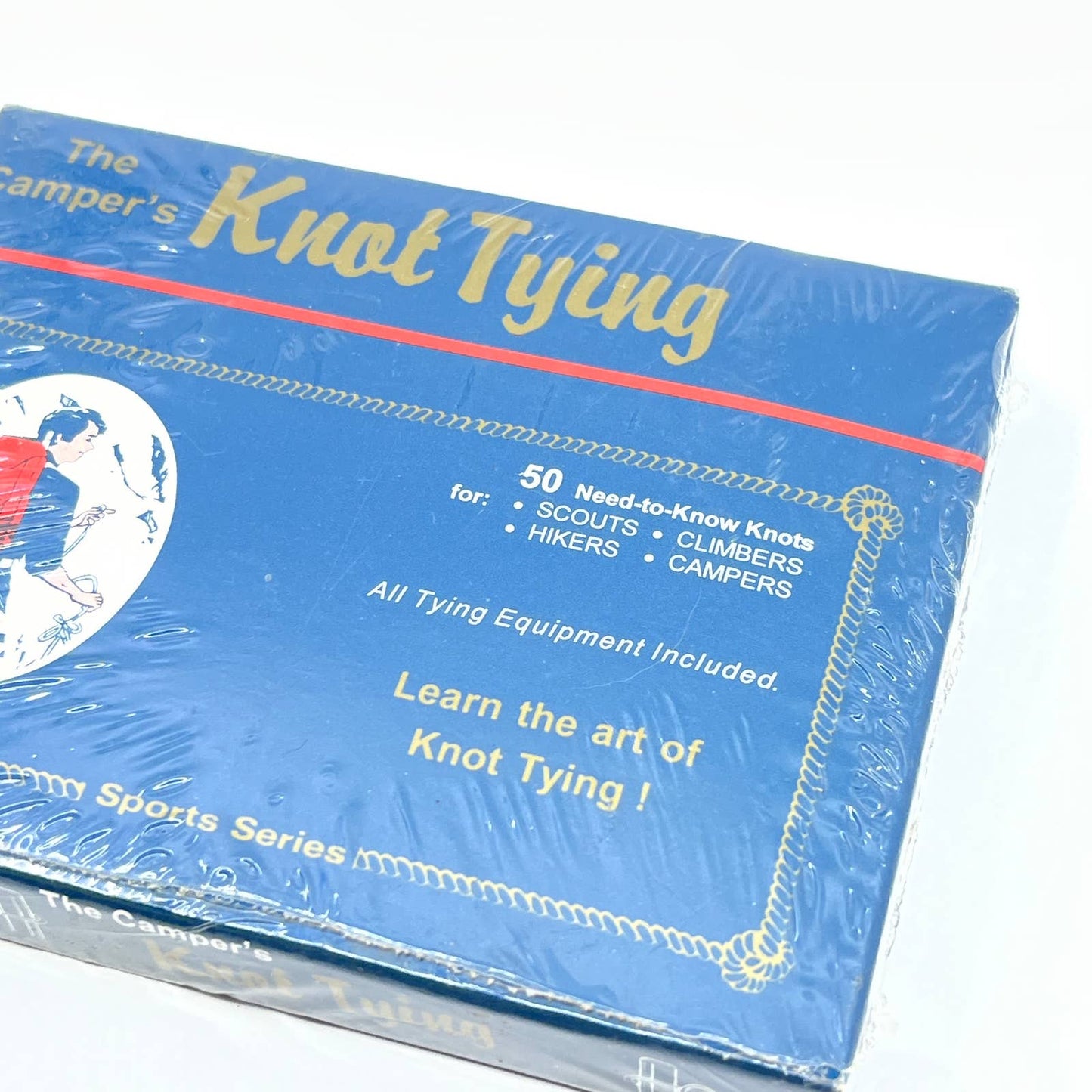 1986 Camper's Knot Tying Learn the Art 50 Need Know Scouts Hiking SEALED NOS SD5