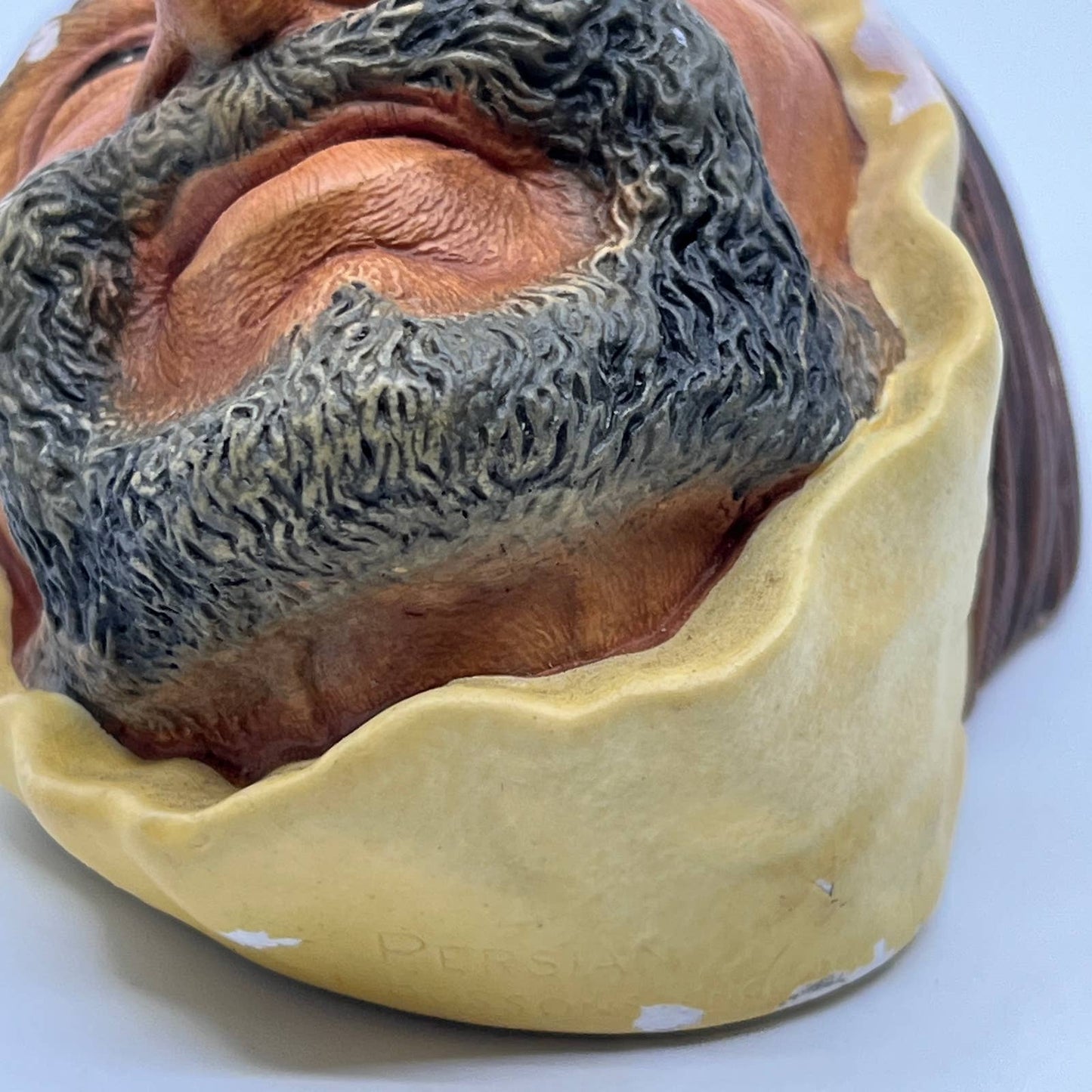 The Persian - Bosson Chalkware Head Congleton England. Rare Vintage TC8