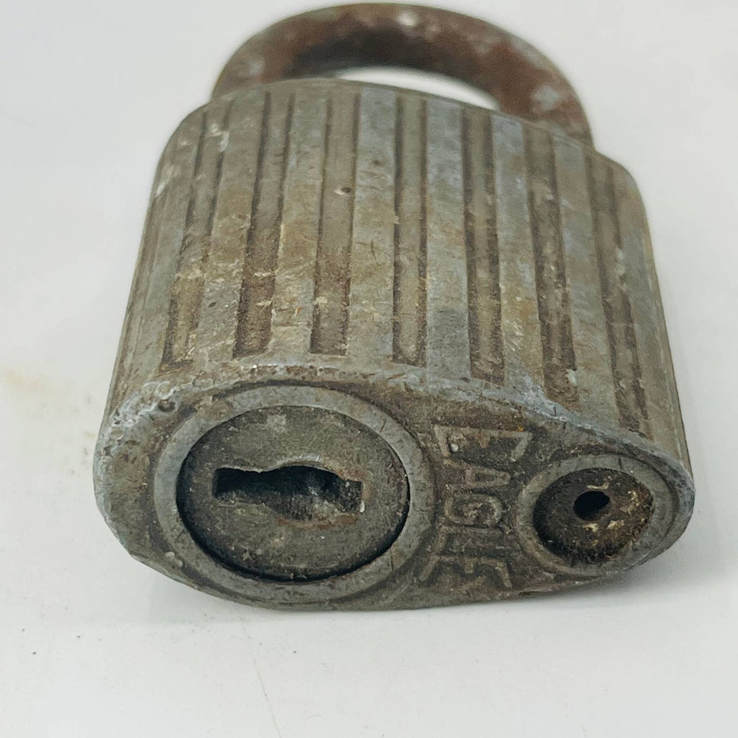 Vintage Eagle Pinstripe Lock Padlock No Key SA8