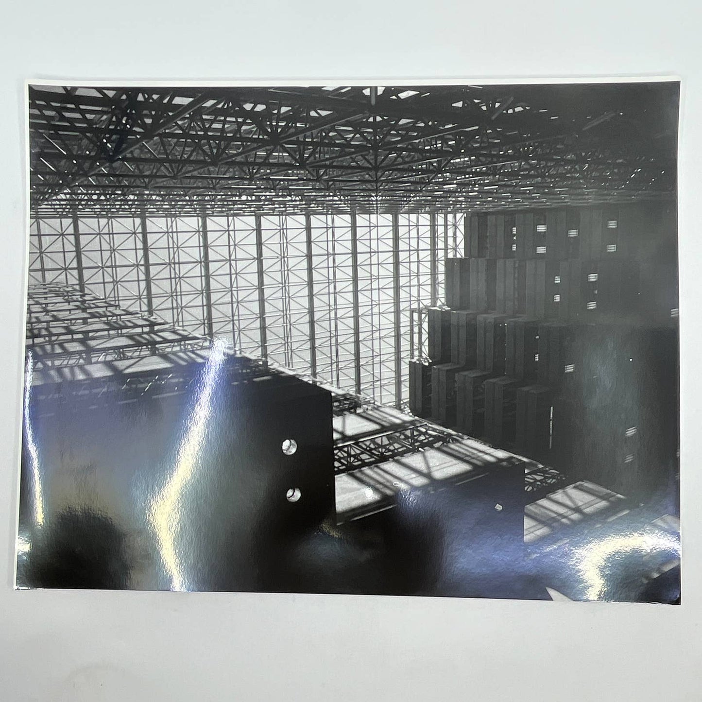Vtg Original Art B&W Photo Industrial Abstract Randolph Allen Kennedy 11x14 FL4