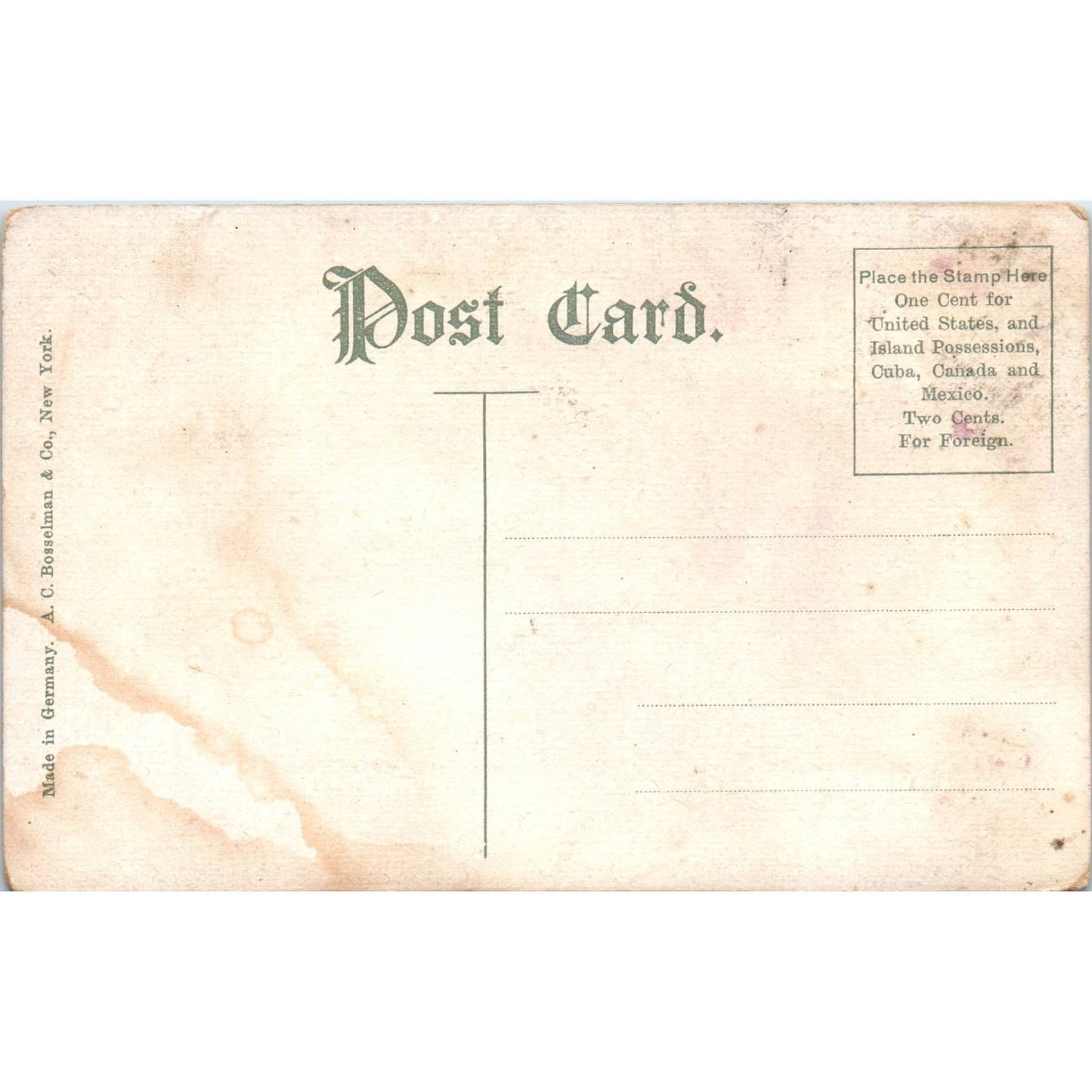 Smithsonian Institute c1910 Washington D.C. Original Postcard TK1-P2