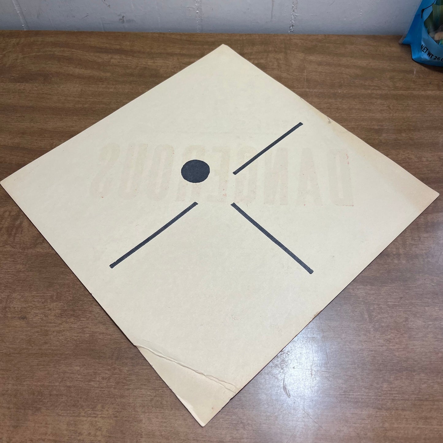 VTG Chicago & Eastern Illinois Railroad Dangerous Form 3516 Paper Sign 10” V37-1