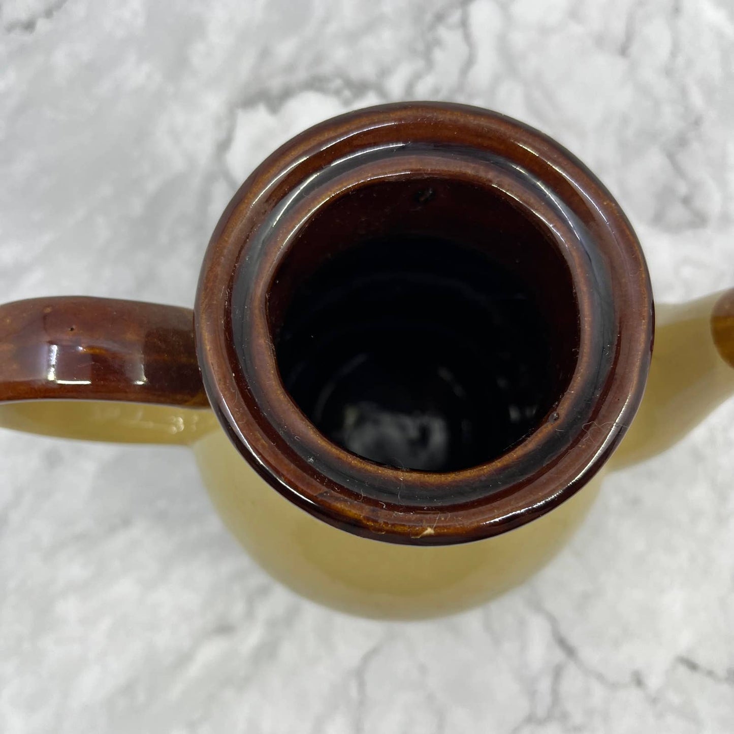 Vintage Retro Coffee Tea Set Brown Stoneware Complete 11pc Set Service For Six